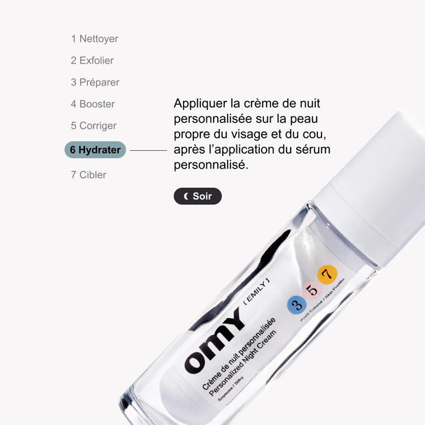 BF - Crème de nuit personnalisée