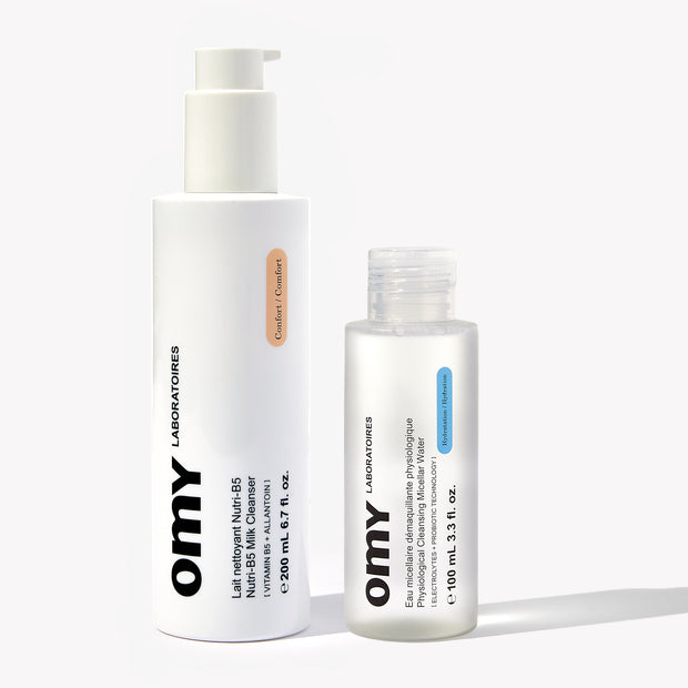 Duo double nettoyant Lait nettoyant + mini eau micellaire