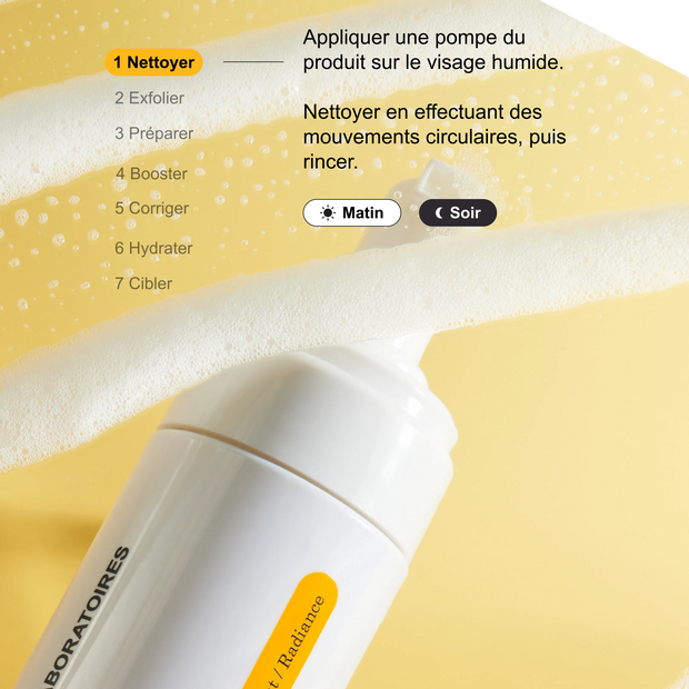 Mousse nettoyante active au BHA